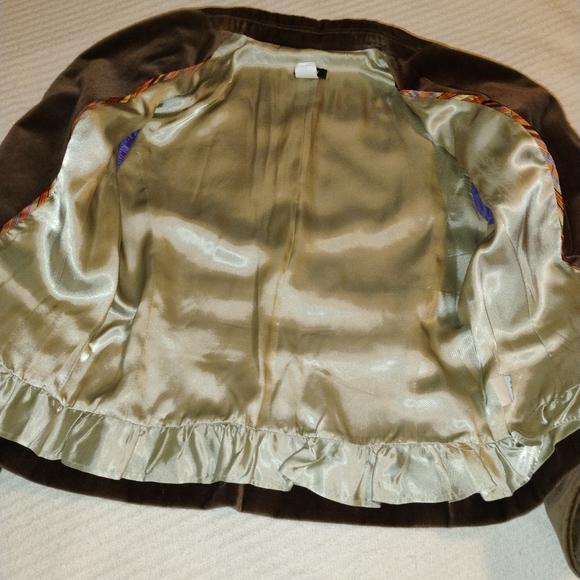 J. Crew Brown Velvet Blazer Women's Size 6 - Picture 4 of 8